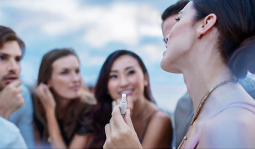 Group Using IQOS 3 with Heets