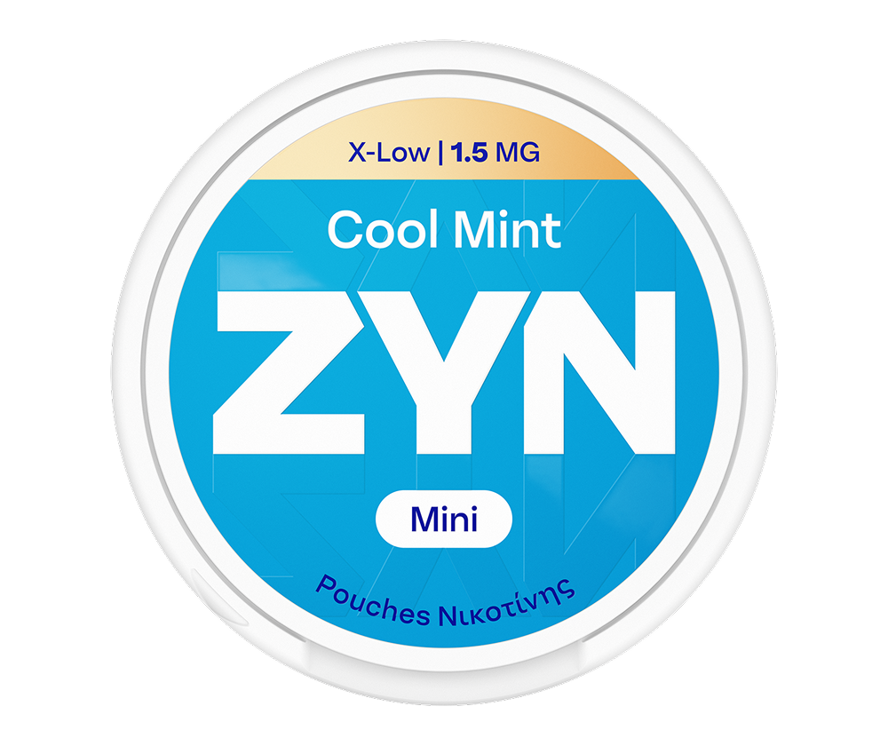ZYN COOL MINT Mini 1.5mg - light blue nicotine pouch can