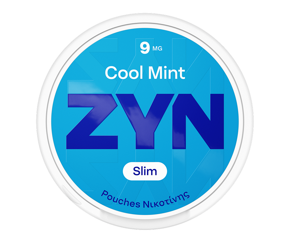 ZYN COOL MINT Mini 9mg - light blue nicotine pouch can