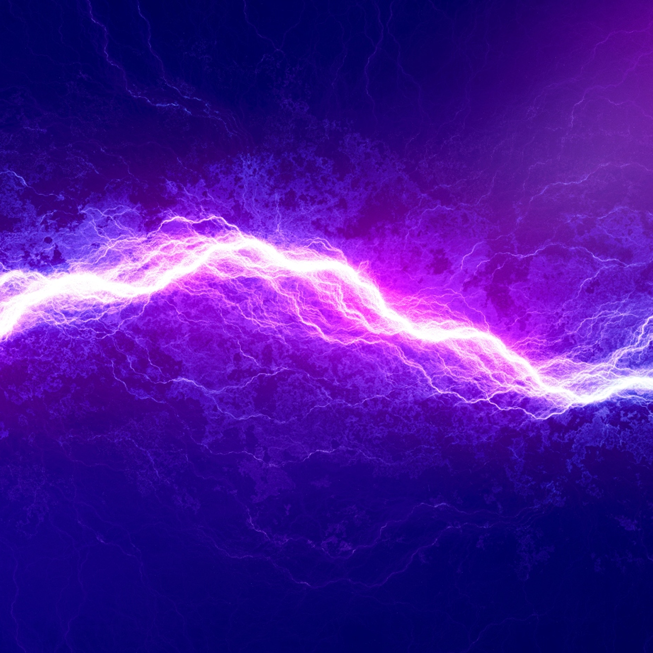 Lightning in purple background