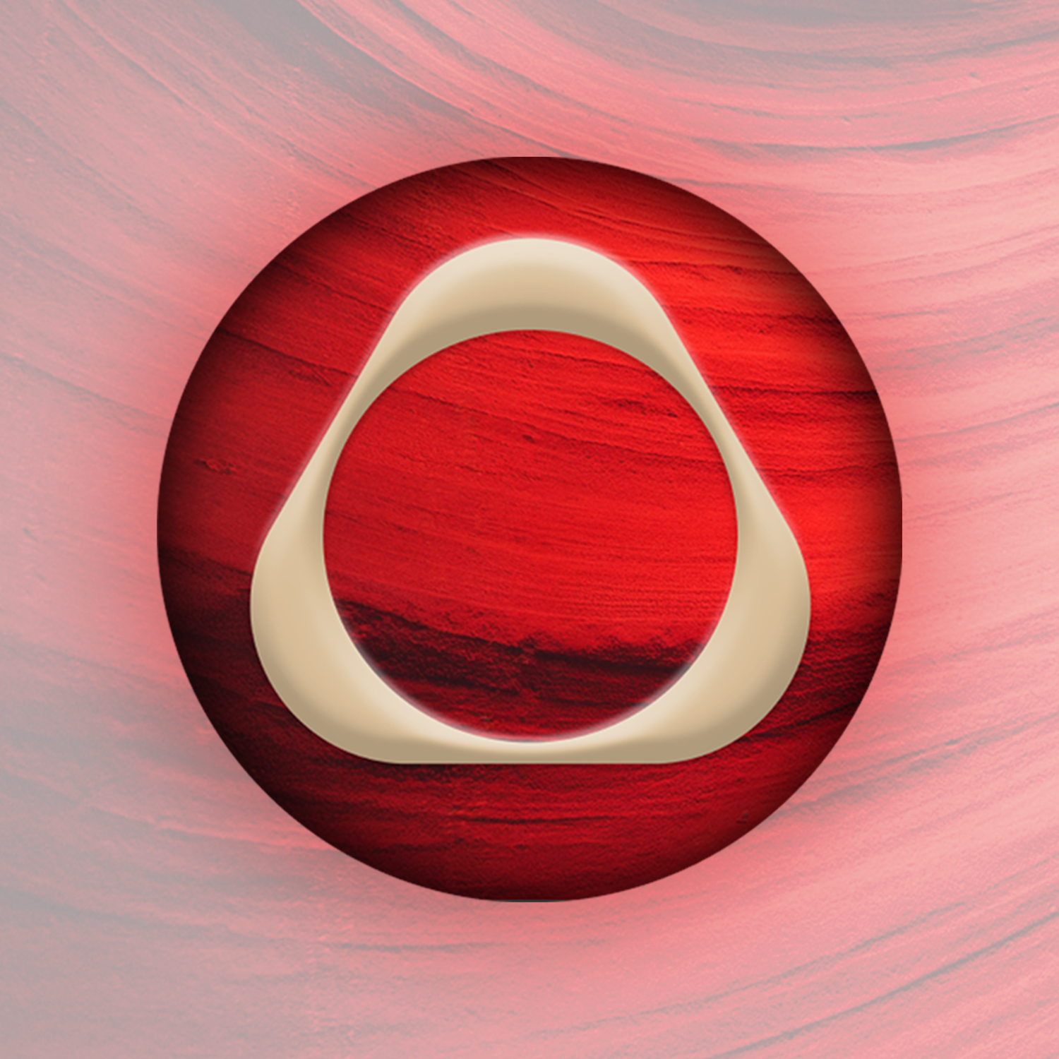 IQOS logo on red background