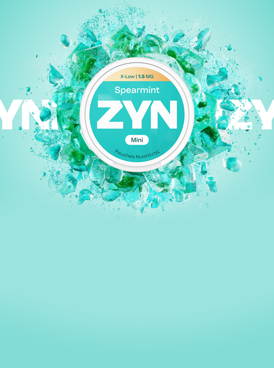 Κουτί ΖΥΝ Spearming X-Low 1.5mg σε γαλάζιο φόντο.
