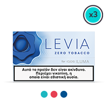 LEVIA Island Beat sticks χωρίς φύλλα καπνού το για IQOS ILUMA - μπλε πακέτο