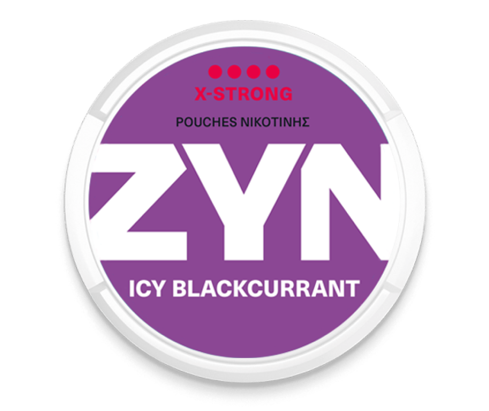 ZYN BLACKCURRANT Slim 11mg - purple nicotine pouch can