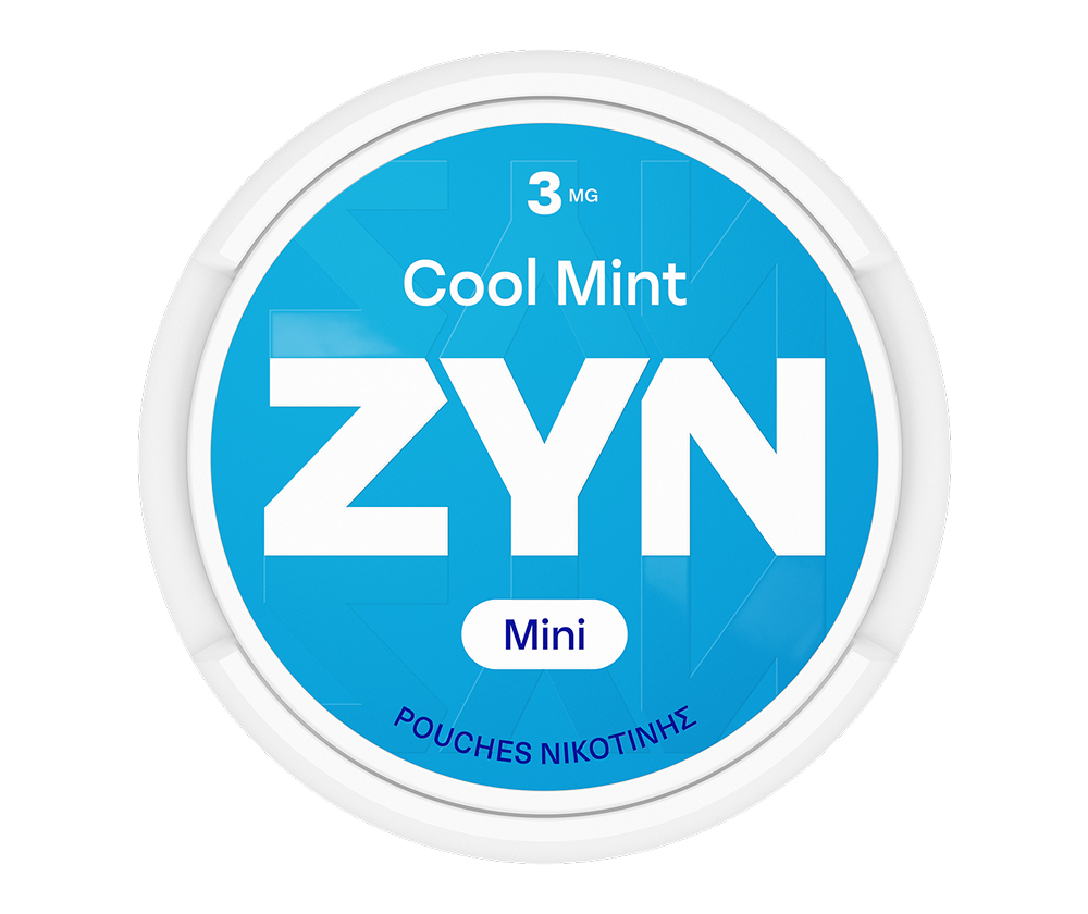 ZYN COOL MINT Mini 3mg - light blue nicotine pouch can