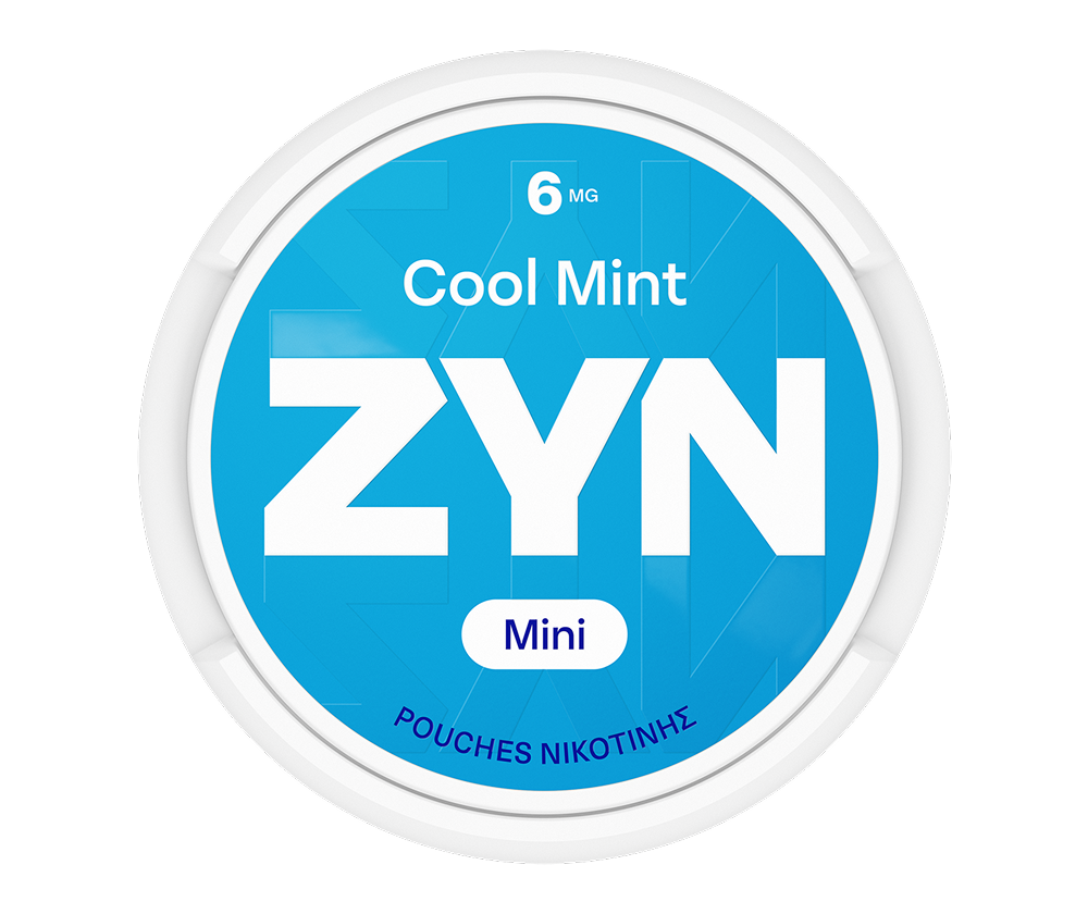 ZYN COOL MINT Mini 6mg - light blue nicotine pouch can