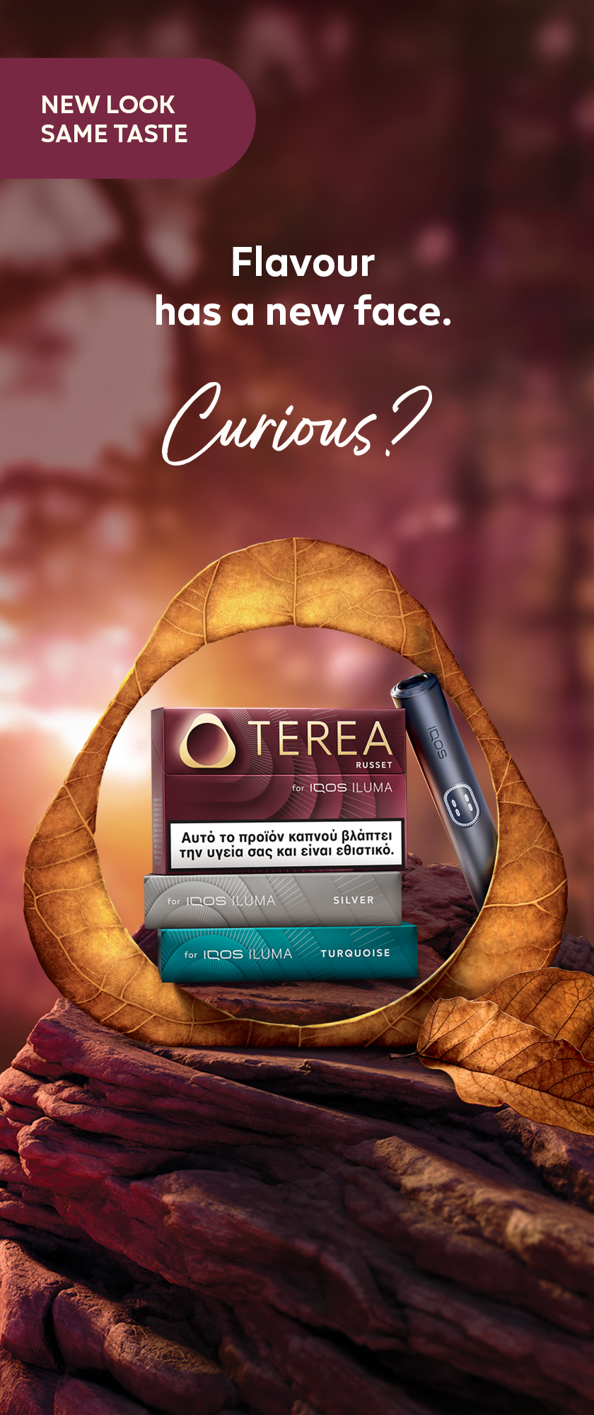 New TEREA packs on a wood leaf background 