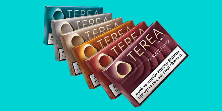 6 TEREA pack on a turquoise background