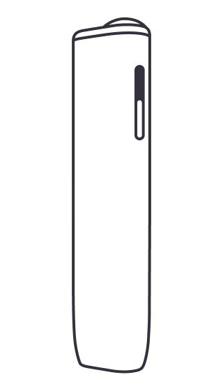 An illustration showing an IQOS ILUMA i MID Holder.