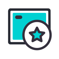 Star warranty icon