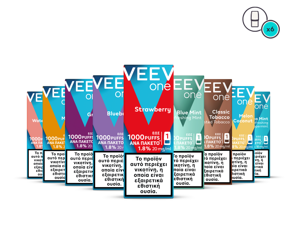 Buy VEEV ONE Pods Flavor Mix 6 packs - VEEV ONE pods