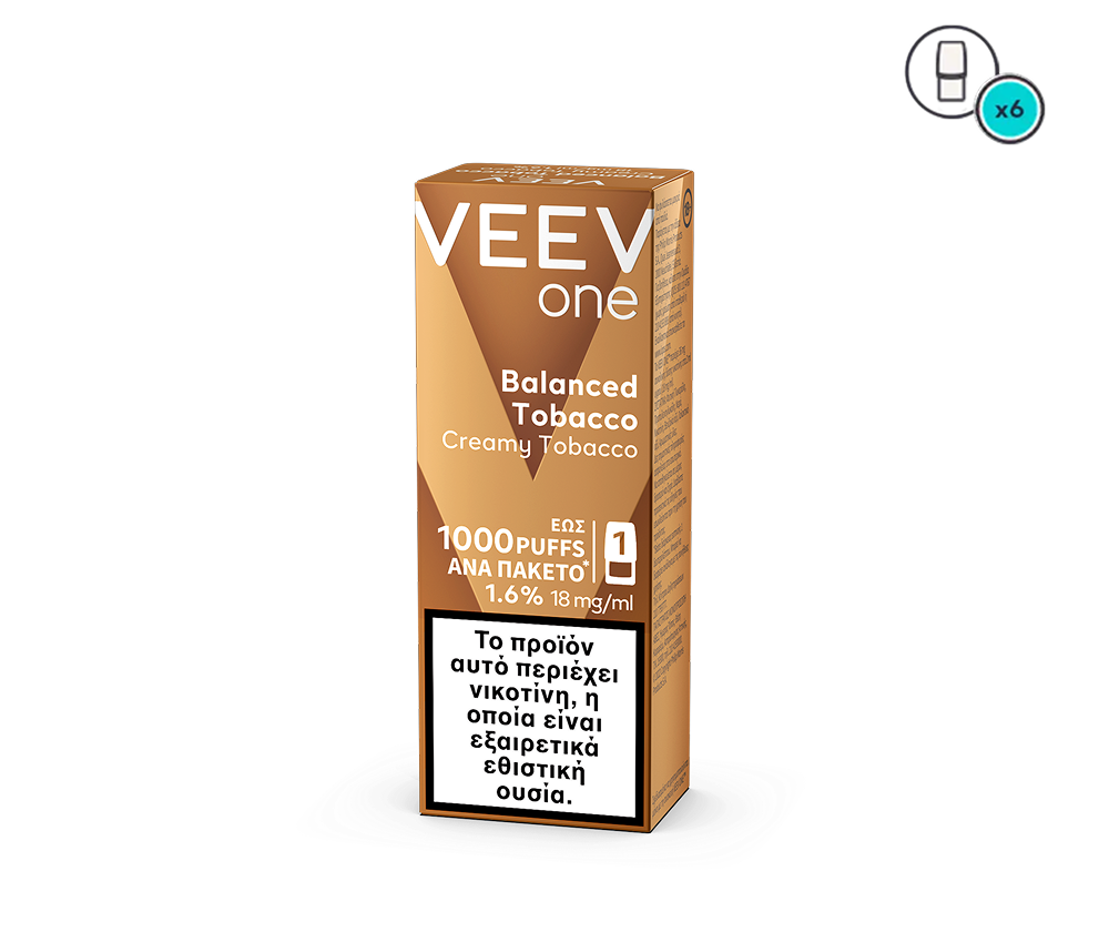 Buy VEEV ONE Balanced Tobacco vape pods
