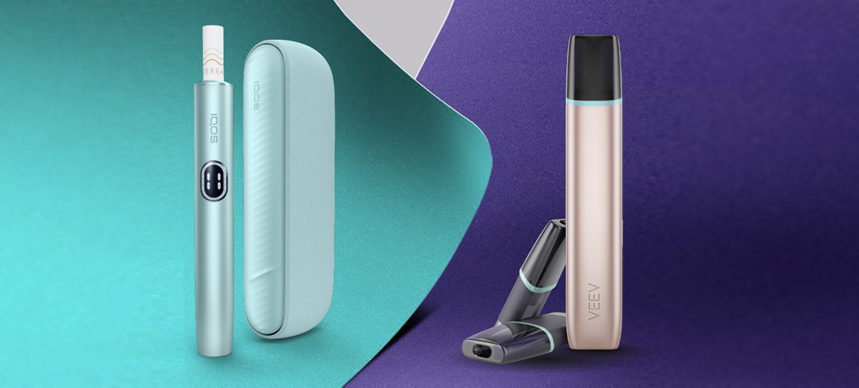 IQOS ILUMA i & VEEV ONE devices