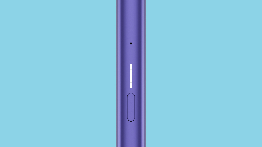 VEEV ONE device on a light blue background