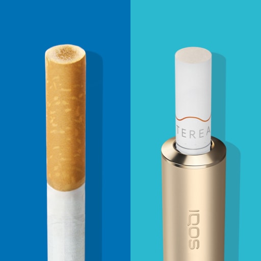 Smoke free alternatives to continued smoking IQOS