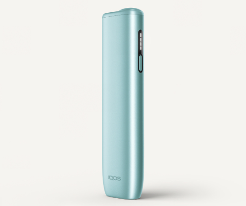 Breeze Blue IQOS ILUMA i ONE device, standing position