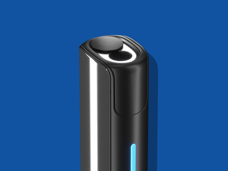 A golden IQOS 3 DUO.