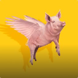 Απεικόνιση γουρούνι που πετάει