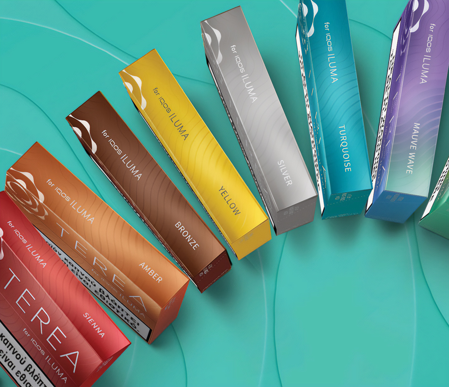 Packs of TEREA heat sticks.