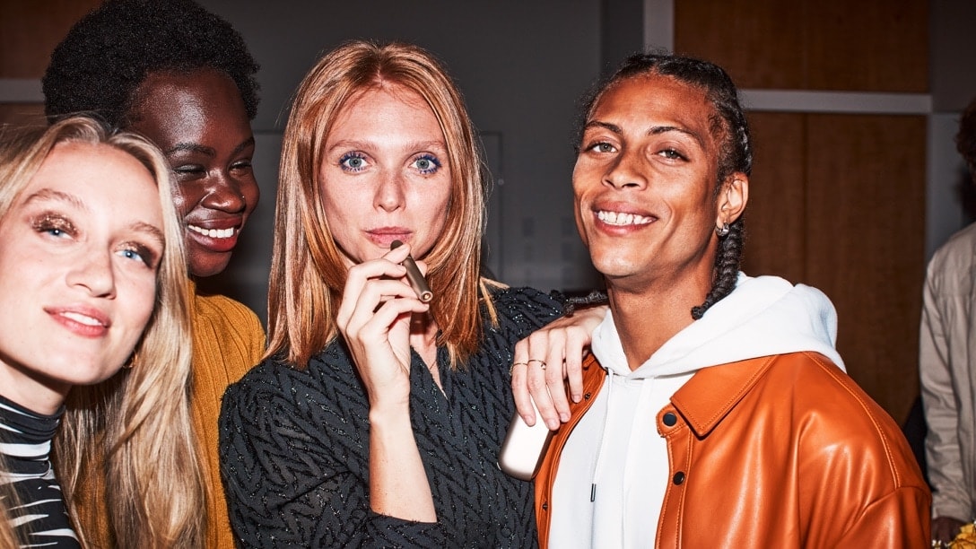 Women with IQOS devices.