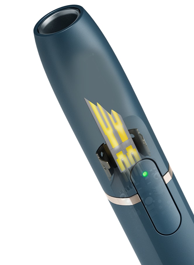 Man cleaning his IQOS holder