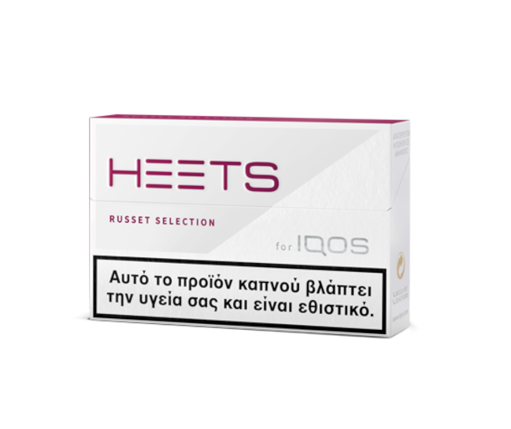 pack of heets tobacco sticks russet