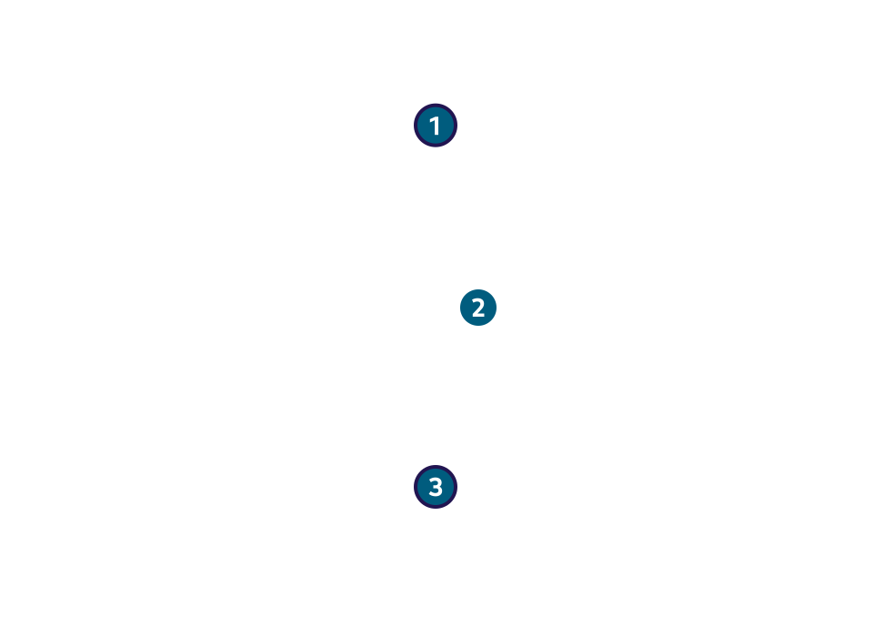 Diagram of the VEEV ONE electronic cigarette with numbers indicating the mouthpiece, main body of the device and the charging port.