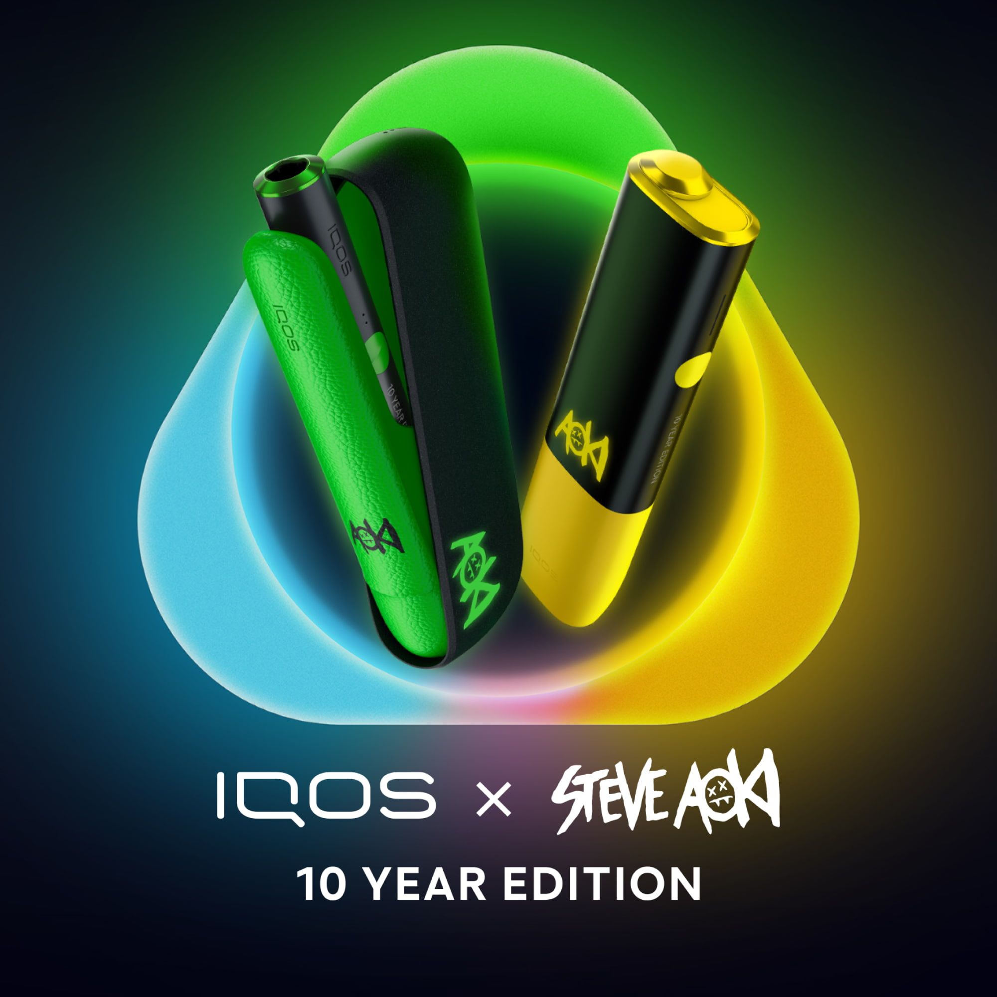 Special Edition IQOS X AOKI devices