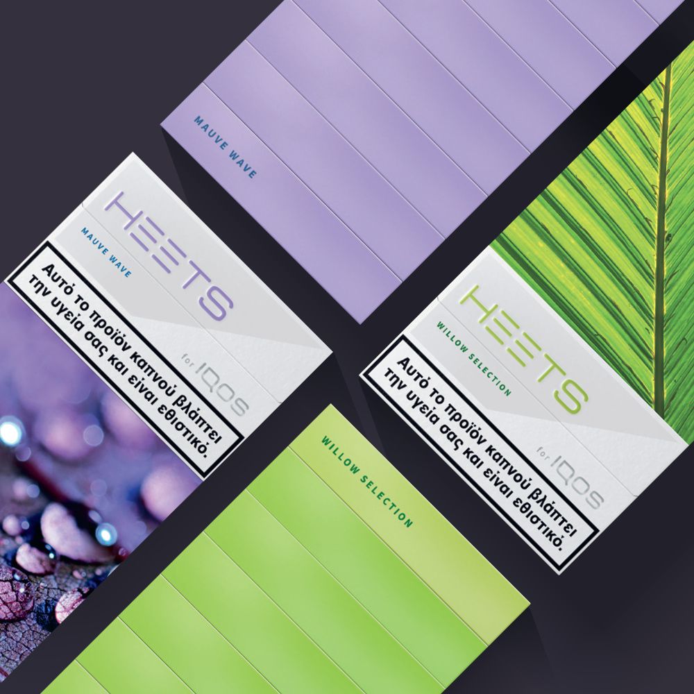 HEETS γεύσεις Mauve και Willow HEETS γεύσεις Mauve και Willow