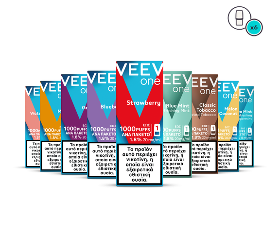 Buy VEEV ONE Pods Flavor Mix 6 packs - VEEV ONE pods