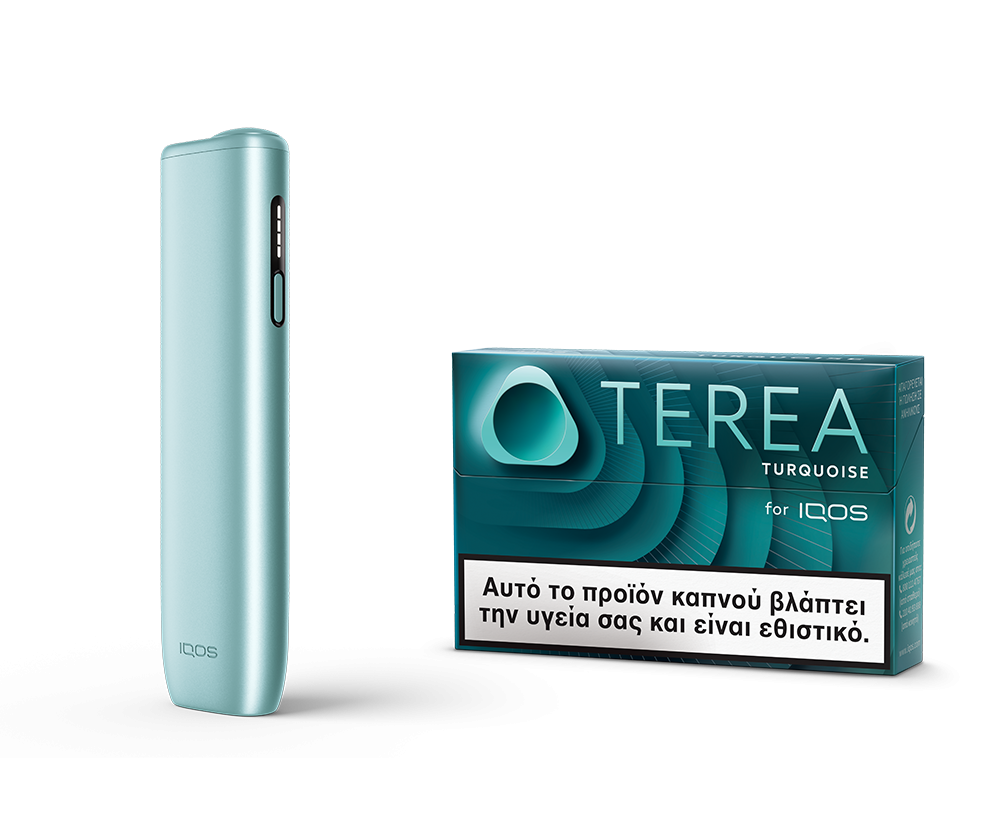 IQOS ILUMA i ONE Breeze Blue & ένα πακέτο TEREA fullscreen