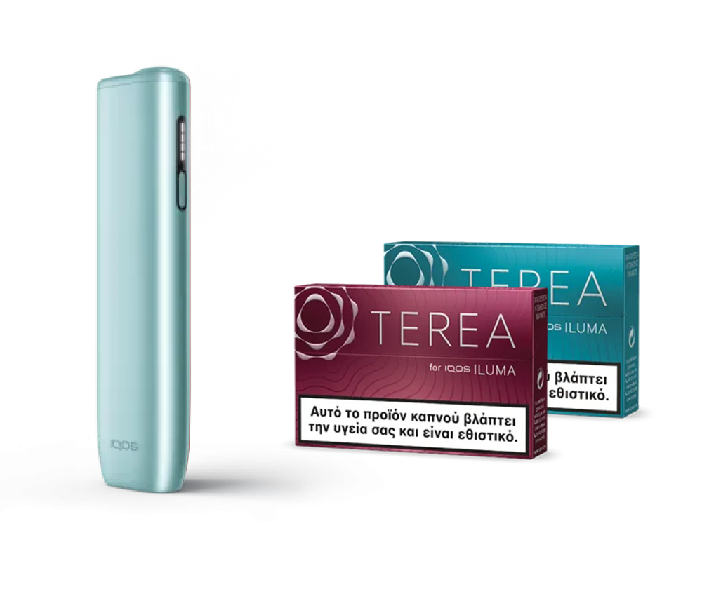 IQOS ILUMA i ONE Breeze Blue & two TEREA packs