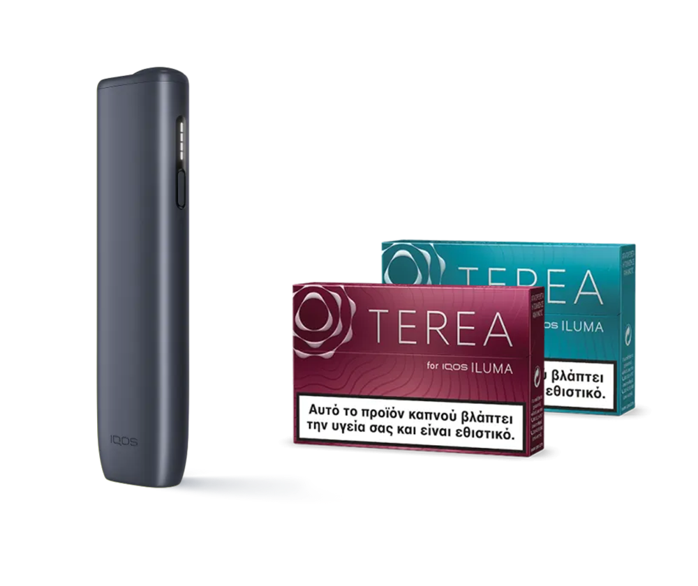 IQOS ILUMA i ONE Midnight Black New IQ& two TEREA packs
