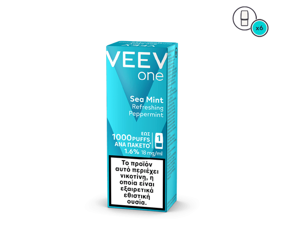 ricariche veev menta Veev One Quanta Nicotina Contiene Informazioni Pod VEEV ONE Peach main image 0