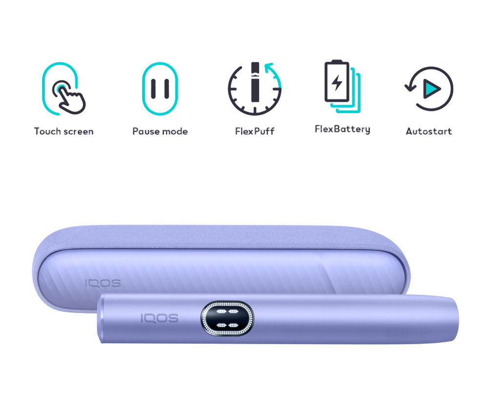 IQOS ILUMA i Digital Violet functionalities