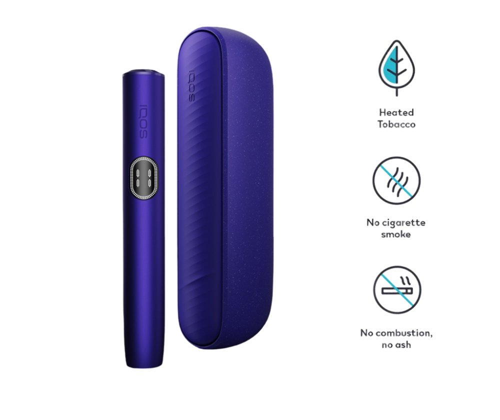 IQOS ILUMA i Electric Purple & two TEREA packs fullscreen