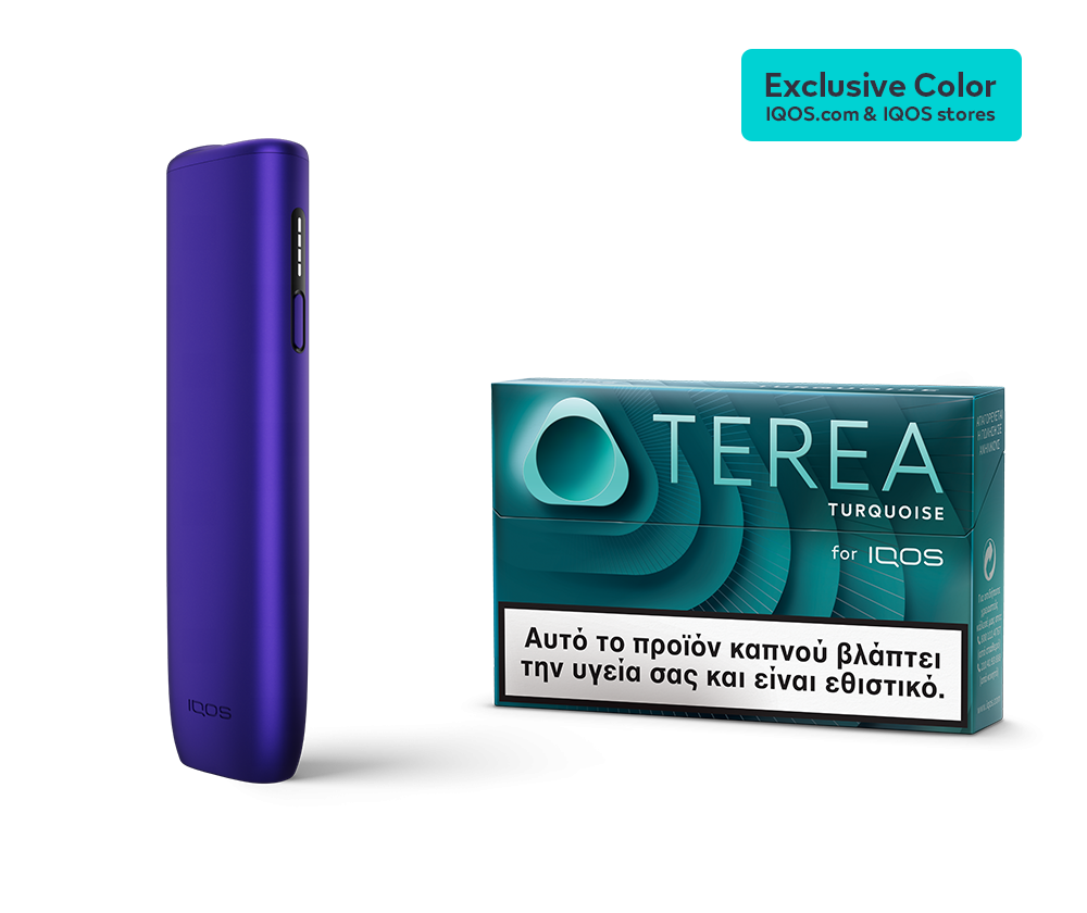 IQOS ILUMA i ONE Electric Purple & 1 πακέτο TEREA fullscreen