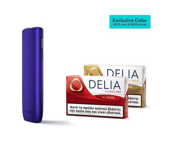 IQOS ILUMA i ONE Electric Purple & δύο πακέτα DELIA main