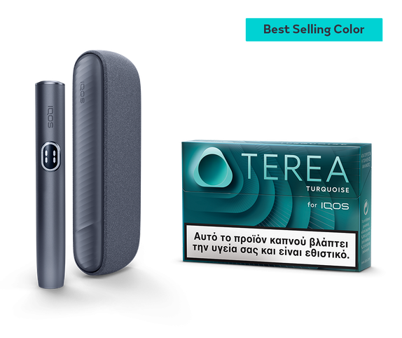 IQOS ILUMA i Midnight Black & one TEREA pack main