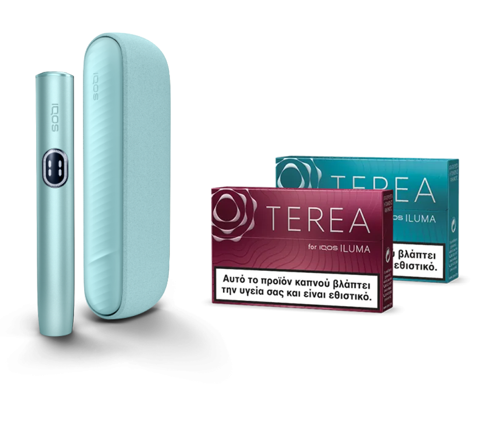 IQOS ILUMA i Breeze Blue & two TEREA packs