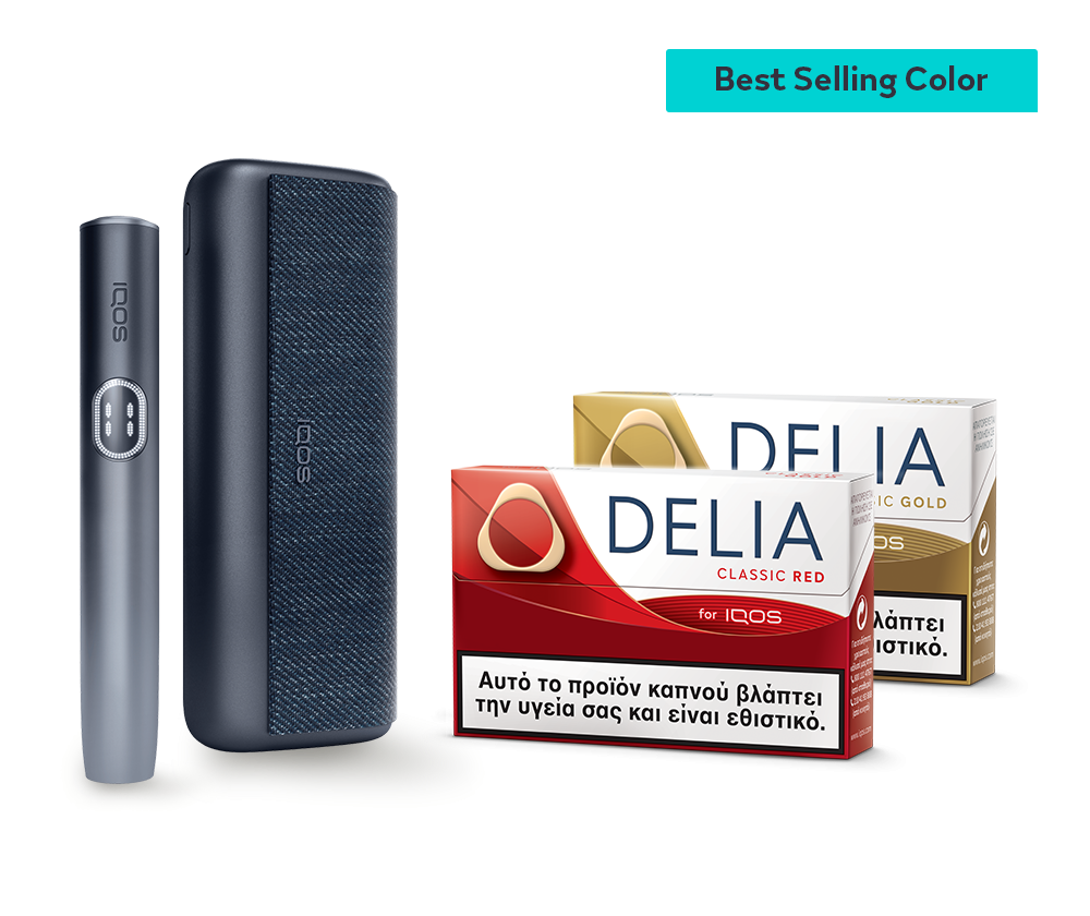 New IQOS ILUMA i PRIME Midnight Black  two DELIA packs fullscreen