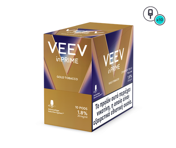 VEEV inPRIME Pods Gold Tobacco​ main