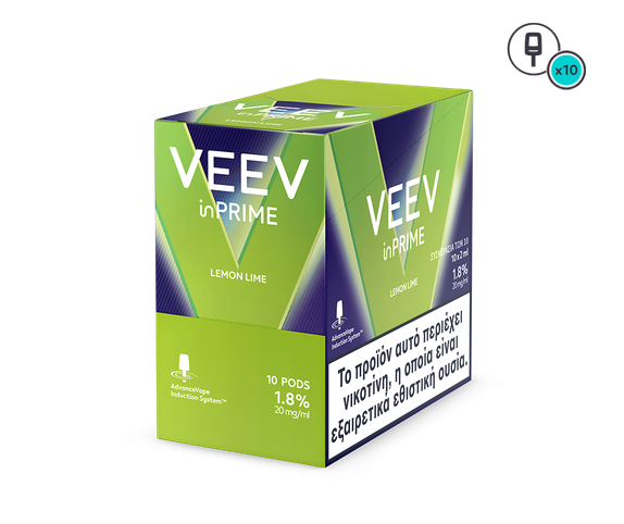 VEEV inPRIME Pods Lemon Lime​ main