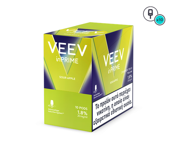VEEV inPRIME Pods Sour Apple​ main