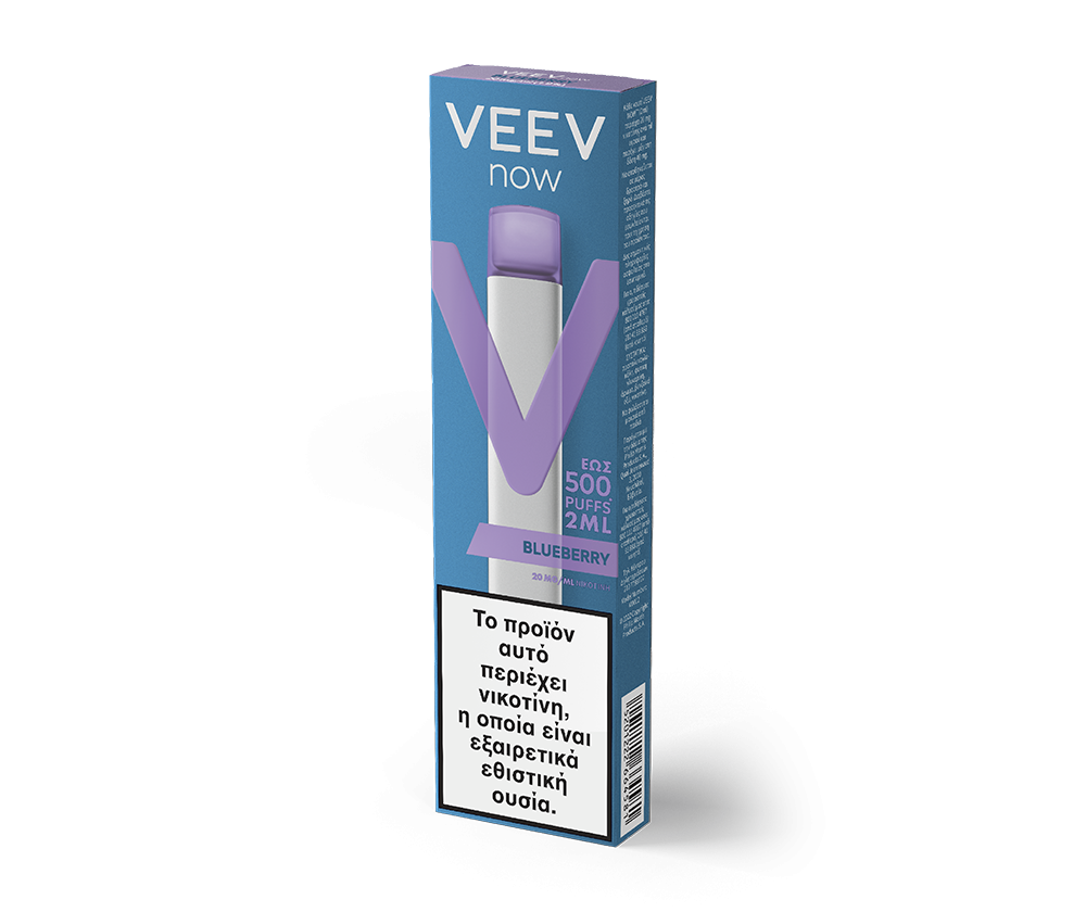Pack VEEV NOW Blueberry disposable vape device