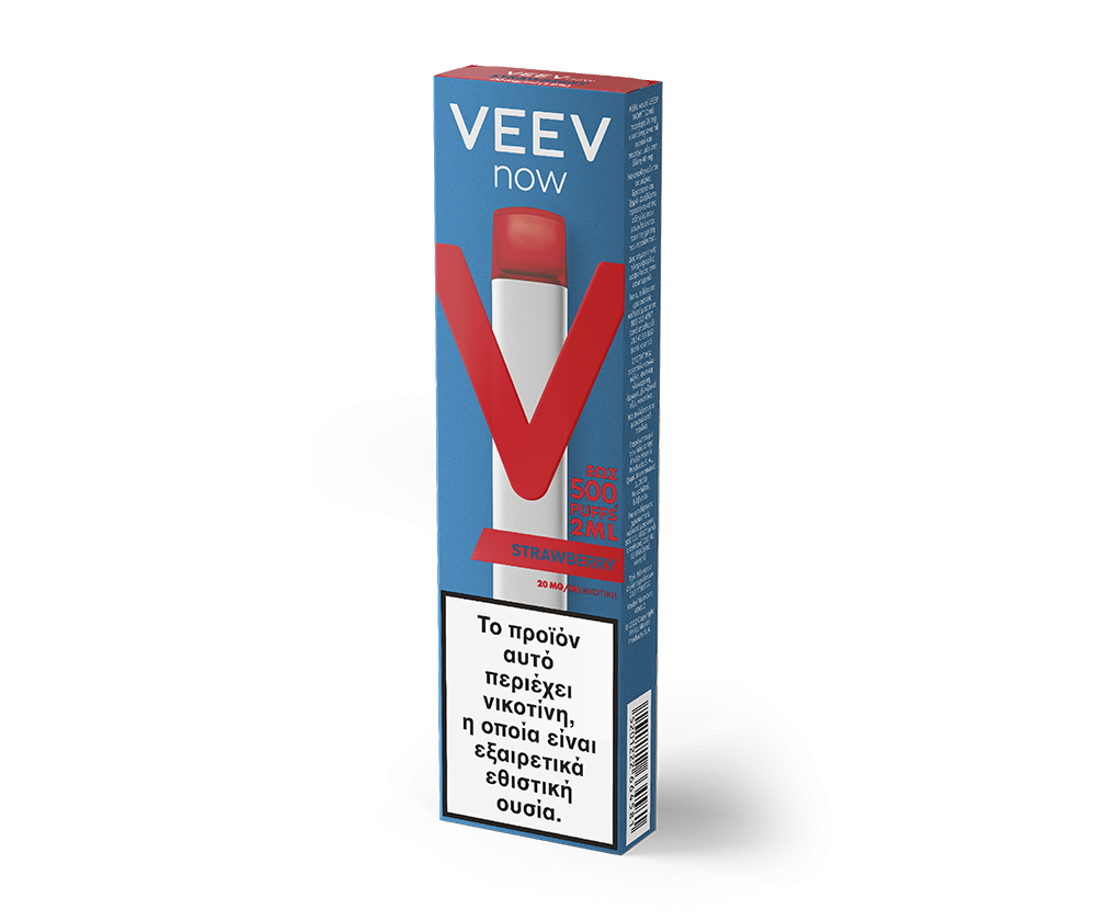 Pack VEEV NOW Strawberry disposable vape device