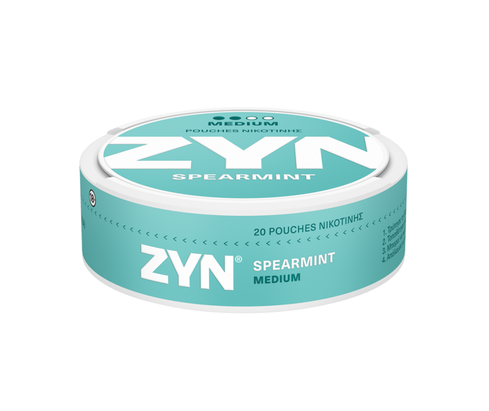 Buy ZYN Spearmint Slim - Medium strength nicotine pouches | ZYN