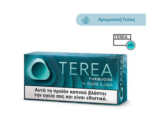 θερμαινόμενοι ράβδοι καπνού terea turquoise main
