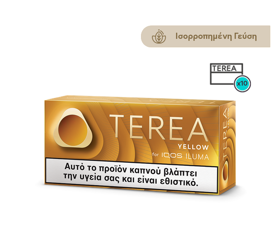 θερμαινόμενοι ράβδοι καπνού terea yellow main