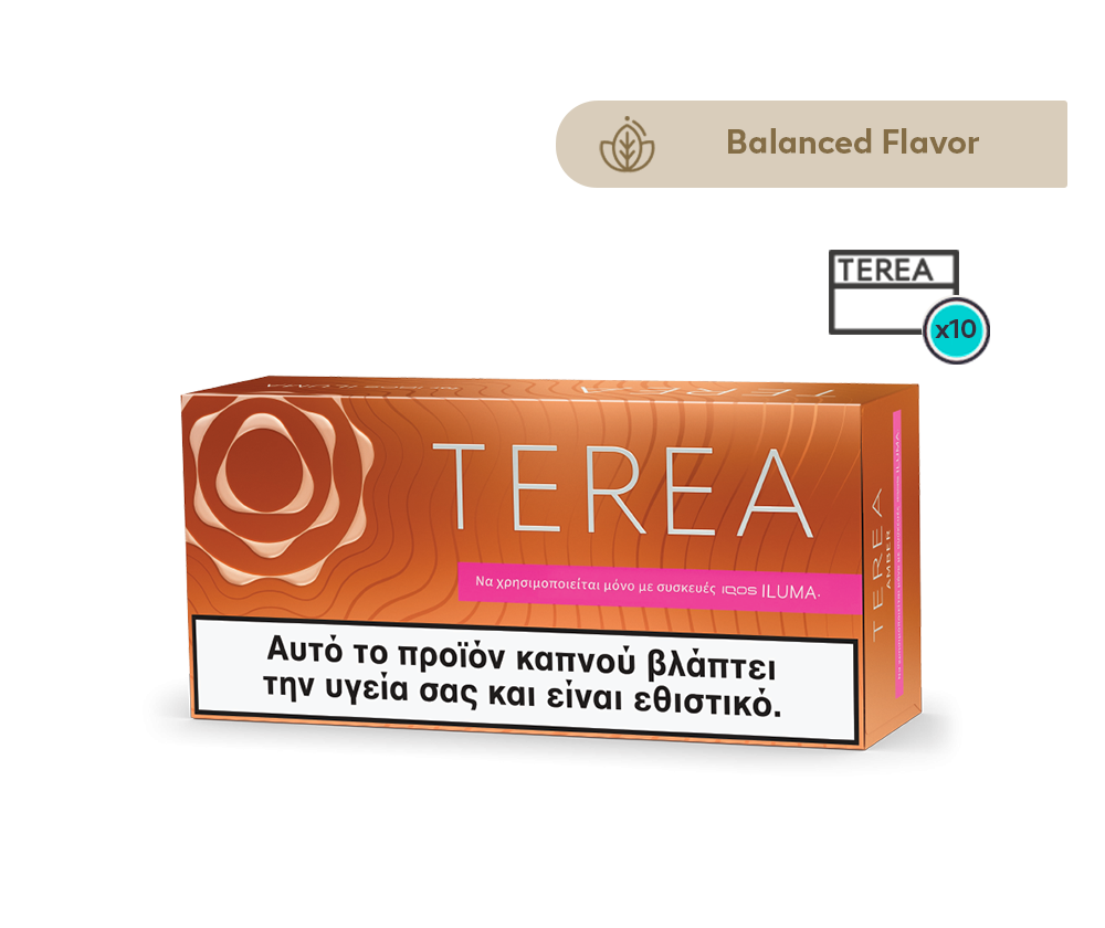 terea heated tobacco sticks amber